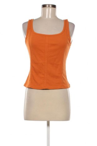 Γυναικείο αμάνικο μπλουζάκι Marc Cain, Μέγεθος L, Χρώμα Πορτοκαλί, Τιμή 24,55 €