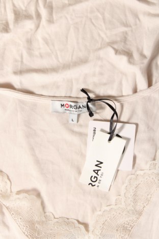 Γυναικείο αμάνικο μπλουζάκι Morgan, Μέγεθος L, Χρώμα Εκρού, Τιμή 14,95 €