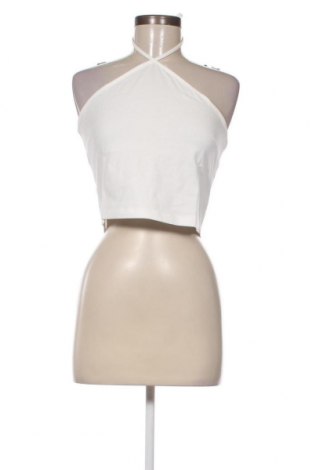 Γυναικείο αμάνικο μπλουζάκι NA-KD, Μέγεθος L, Χρώμα Λευκό, Τιμή 5,08 €