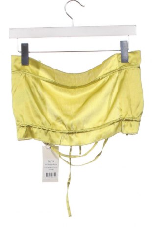 Γυναικείο αμάνικο μπλουζάκι NA-KD, Μέγεθος XS, Χρώμα Κίτρινο, Τιμή 14,94 €