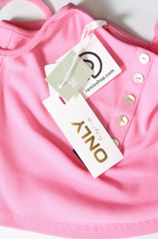 Γυναικείο αμάνικο μπλουζάκι ONLY, Μέγεθος L, Χρώμα Ρόζ , Τιμή 7,24 €