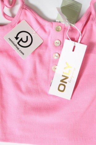 Γυναικείο αμάνικο μπλουζάκι ONLY, Μέγεθος XS, Χρώμα Ρόζ , Τιμή 7,24 €