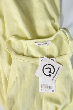 Damska koszulka na ramiączkach Orsay, Rozmiar M, Kolor Żółty, Cena 19,31 zł