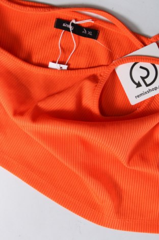 Γυναικείο αμάνικο μπλουζάκι Sinsay, Μέγεθος XL, Χρώμα Πορτοκαλί, Τιμή 11,76 €