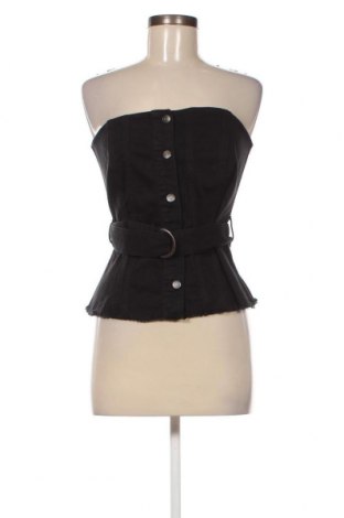 Γυναικείο αμάνικο μπλουζάκι Sisley, Μέγεθος M, Χρώμα Μαύρο, Τιμή 29,90 €