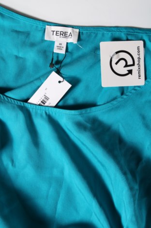 Damska koszulka na ramiączkach TEREA, Rozmiar 4XL, Kolor Niebieski, Cena 77,30 zł