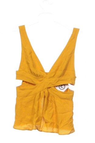 Γυναικείο αμάνικο μπλουζάκι Zara Trafaluc, Μέγεθος S, Χρώμα Κίτρινο, Τιμή 2,97 €