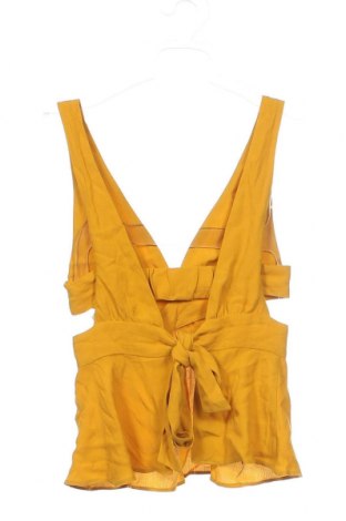 Γυναικείο αμάνικο μπλουζάκι Zara Trafaluc, Μέγεθος S, Χρώμα Κίτρινο, Τιμή 4,95 €