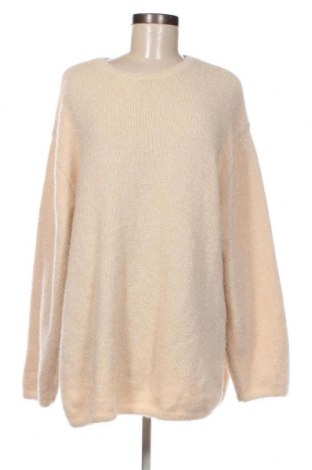 Дамски пуловер, Размер 5XL, Цвят Екрю, Цена 27,26 лв.