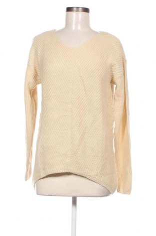 Дамски пуловер, Размер M, Цвят Екрю, Цена 6,96 лв.