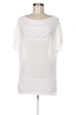 Дамски пуловер, Размер L, Цвят Бял, Цена 4,35 лв.