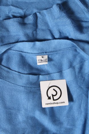 Damenpullover 17 & Co., Größe M, Farbe Blau, Preis € 5,85