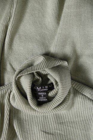 Дамски пуловер Amisu, Размер S, Цвят Зелен, Цена 13,05 лв.