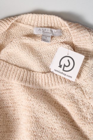 Дамски пуловер Amisu, Размер S, Цвят Екрю, Цена 8,70 лв.