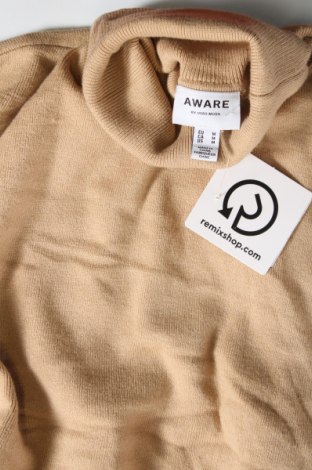 Dámsky pulóver Aware by Vero Moda, Veľkosť M, Farba Béžová, Cena  4,95 €