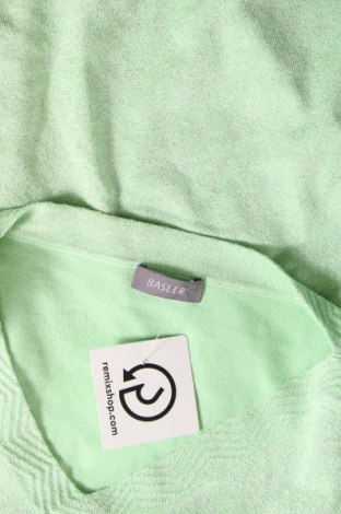 Γυναικείο πουλόβερ Basler, Μέγεθος XXL, Χρώμα Πράσινο, Τιμή 13,36 €