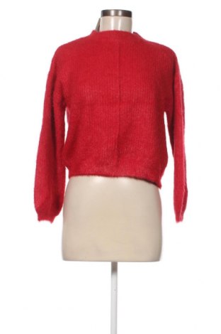 Pulover de femei Bershka, Mărime XS, Culoare Roșu, Preț 41,45 Lei