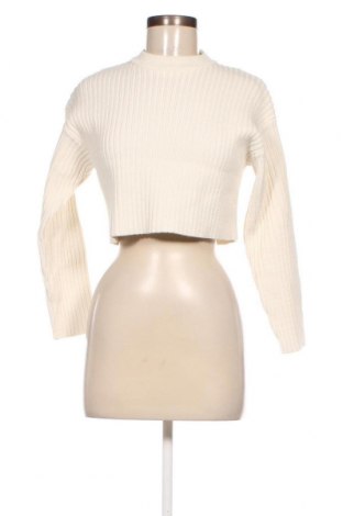 Дамски пуловер Bershka, Размер XS, Цвят Бял, Цена 29,00 лв.