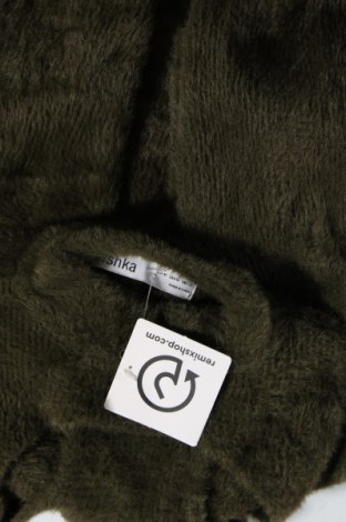 Pulover de femei Bershka, Mărime M, Culoare Verde, Preț 42,93 Lei