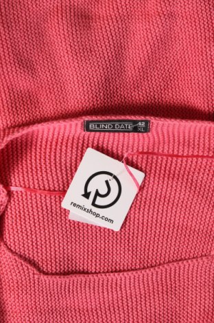 Γυναικείο πουλόβερ Blind Date, Μέγεθος L, Χρώμα Ρόζ , Τιμή 8,07 €