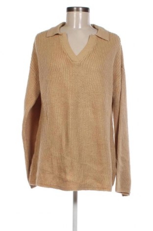 Дамски пуловер Bpc Bonprix Collection, Размер XL, Цвят Бежов, Цена 14,50 лв.