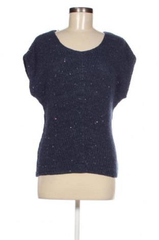 Дамски пуловер Bruno Manetti, Размер L, Цвят Син, Цена 118,26 лв.