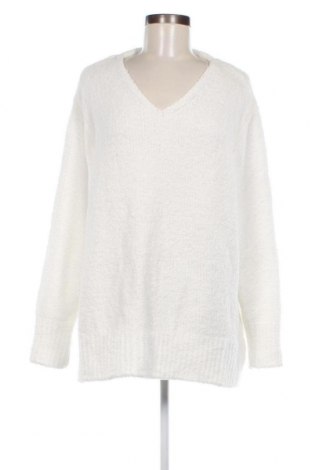 Дамски пуловер C&A, Размер L, Цвят Бял, Цена 13,05 лв.