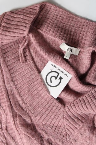 Дамски пуловер C&A, Размер L, Цвят Пепел от рози, Цена 8,70 лв.