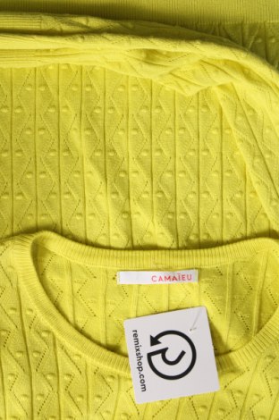 Дамски пуловер Camaieu, Размер S, Цвят Жълт, Цена 54,10 лв.