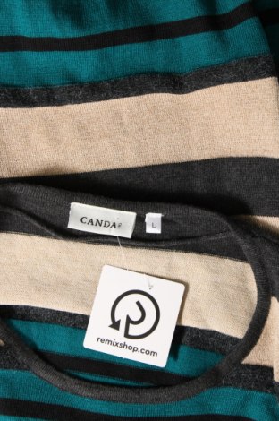 Дамски пуловер Canda, Размер L, Цвят Многоцветен, Цена 8,99 лв.