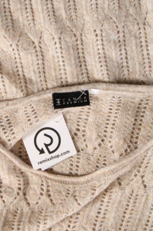 Γυναικείο πουλόβερ Canda, Μέγεθος XL, Χρώμα  Μπέζ, Τιμή 5,02 €