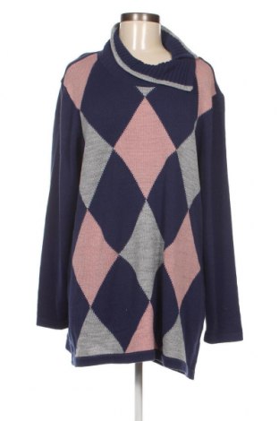 Γυναικείο πουλόβερ Canda, Μέγεθος XXL, Χρώμα Μπλέ, Τιμή 7,89 €