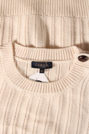 Γυναικείο πουλόβερ Caroll, Μέγεθος M, Χρώμα Εκρού, Τιμή 5,99 €