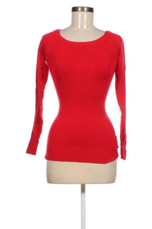 Дамски пуловер Clockhouse, Размер XS, Цвят Червен, Цена 13,05 лв.