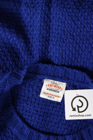 Дамски пуловер Clockhouse, Размер M, Цвят Син, Цена 7,83 лв.