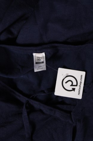 Дамски пуловер Clothing & Co, Размер XXL, Цвят Син, Цена 13,92 лв.