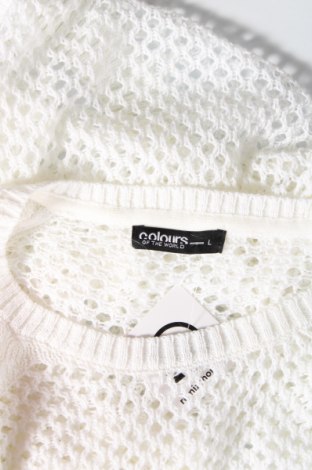 Дамски пуловер Colours Of The World, Размер L, Цвят Екрю, Цена 6,96 лв.