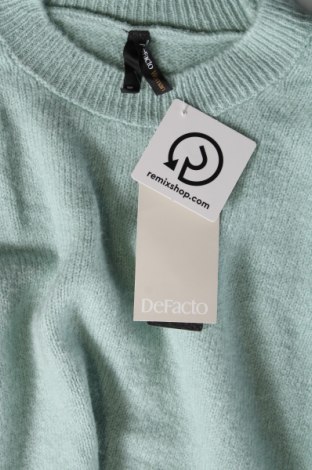 Дамски пуловер Defacto, Размер M, Цвят Син, Цена 24,84 лв.