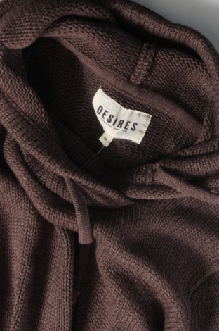 Дамски пуловер Desires, Размер M, Цвят Кафяв, Цена 8,75 лв.