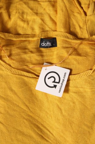 Γυναικείο πουλόβερ Dotti, Μέγεθος L, Χρώμα Κίτρινο, Τιμή 8,07 €