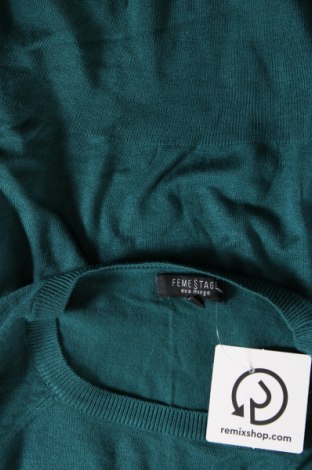 Дамски пуловер Eva Minge, Размер S, Цвят Зелен, Цена 31,68 лв.