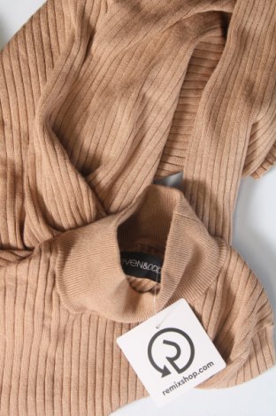Дамски пуловер Even&Odd, Размер M, Цвят Кафяв, Цена 8,99 лв.
