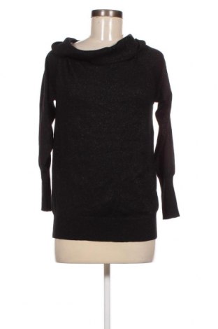 Дамски пуловер F&F, Размер L, Цвят Черен, Цена 8,41 лв.