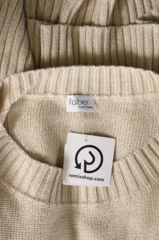 Дамски пуловер Faber, Размер XXL, Цвят Бежов, Цена 13,20 лв.