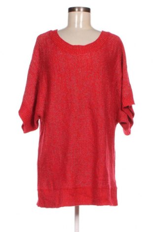 Γυναικείο πουλόβερ Fashion Bug, Μέγεθος XL, Χρώμα Κόκκινο, Τιμή 2,69 €