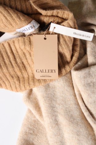 Дамски пуловер Gallery, Размер M, Цвят Бежов, Цена 35,00 лв.