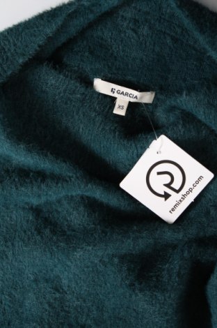 Дамски пуловер Garcia, Размер XS, Цвят Зелен, Цена 20,01 лв.