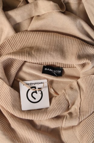 Γυναικείο πουλόβερ Samoon By Gerry Weber, Μέγεθος XL, Χρώμα  Μπέζ, Τιμή 12,02 €