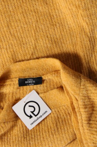 Дамски пуловер Gina Benotti, Размер XL, Цвят Жълт, Цена 8,99 лв.