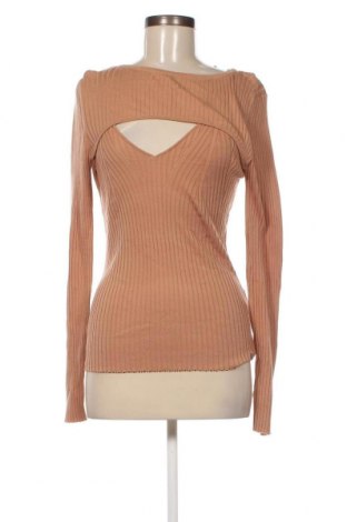 Дамски пуловер Guess, Размер L, Цвят Бежов, Цена 136,00 лв.